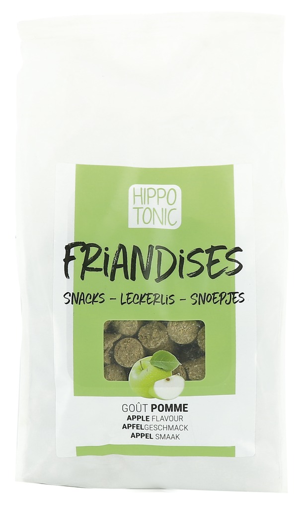 [713000100] HIPPOTONIC Bonbons pour chevaux, goût pomme (1kg)