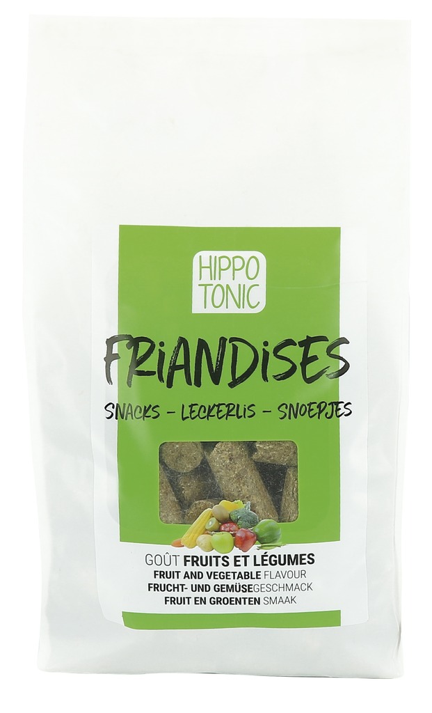 HIPPOTONIC Bonbons pour chevaux, goût fruit et légumes