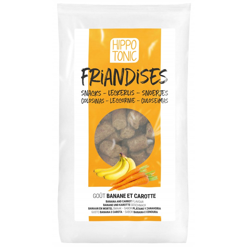 [713007100] Friandises HIPPOTONIC, goût banane et carotte (1kg)