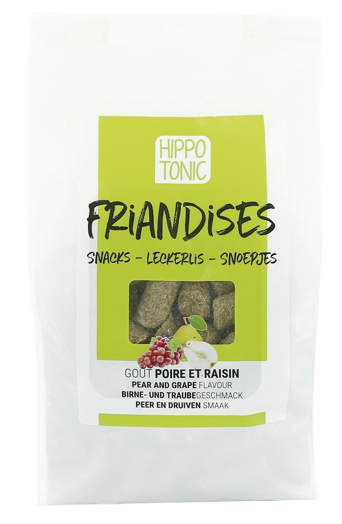 HIPPOTONIC Bonbons pour chevaux, goût poire et raisin
