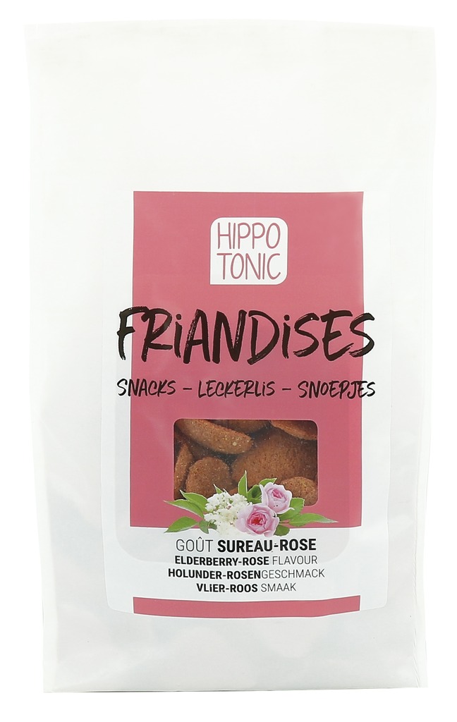 HIPPOTONIC Bonbons pour chevaux, goût sureau-rose