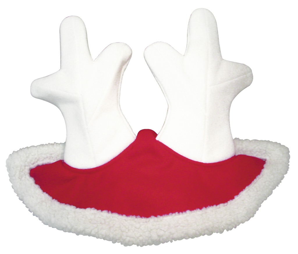 EQUITHÈME “Christmas” ears hat in the shape of reindeer antlers