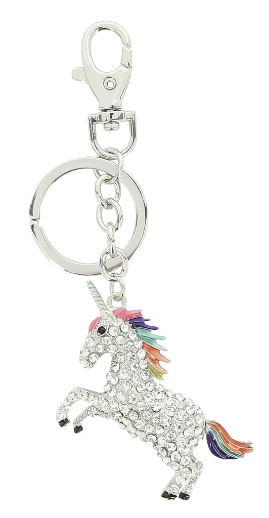 [901503001] Porte-clés EQUI-KIDS "Licorne" (Argenté)