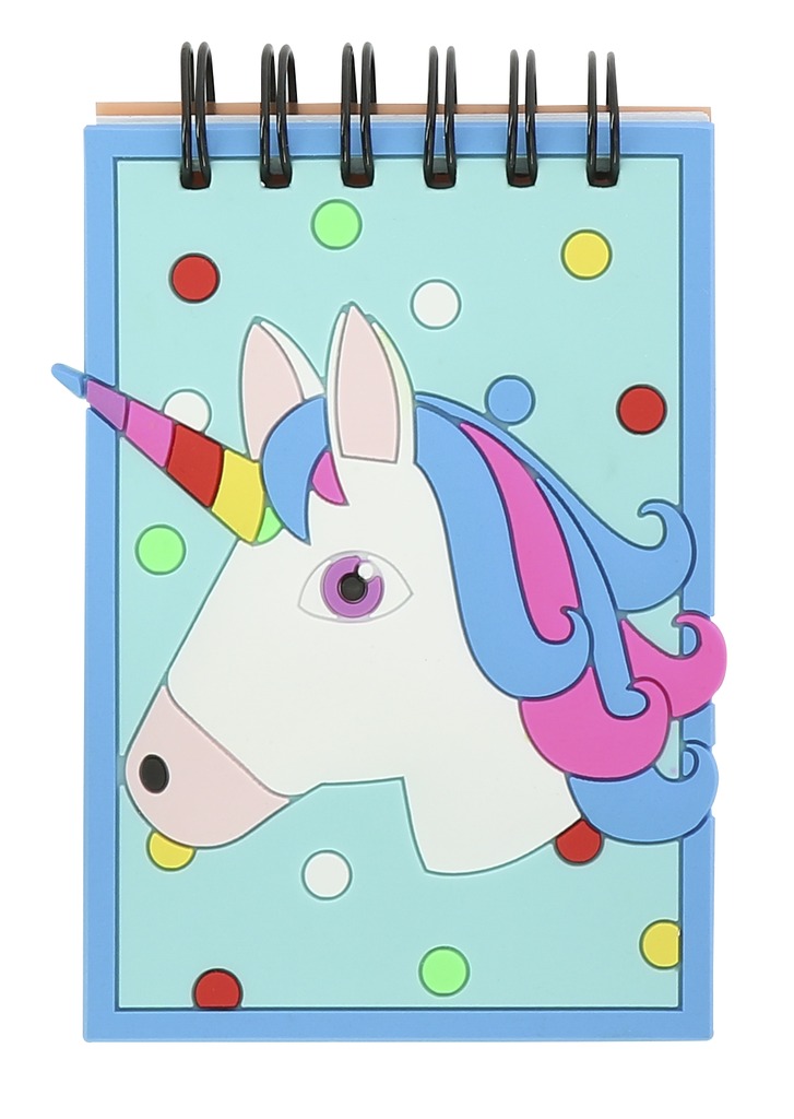 [901702012] Carnet de notes EQUI-KIDS "Licorne" (Bleu)
