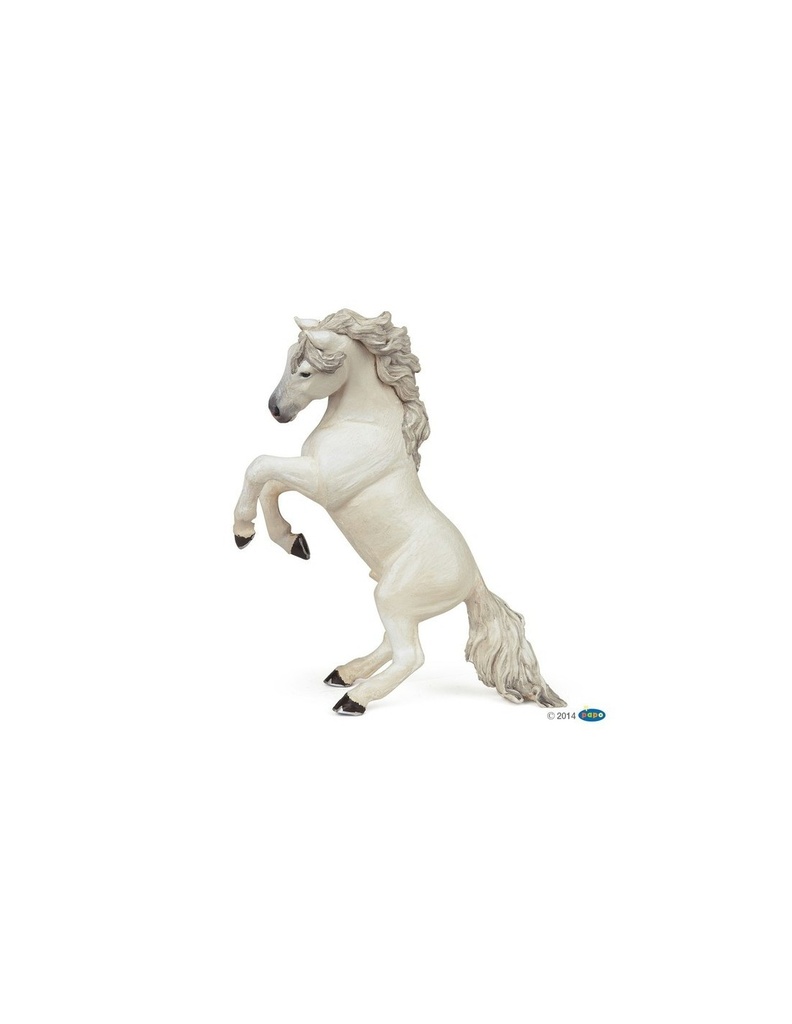 Cheval cabré blanc PAPO