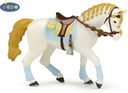 Cheval de la cavalière adulte Fashion bleue PAPO