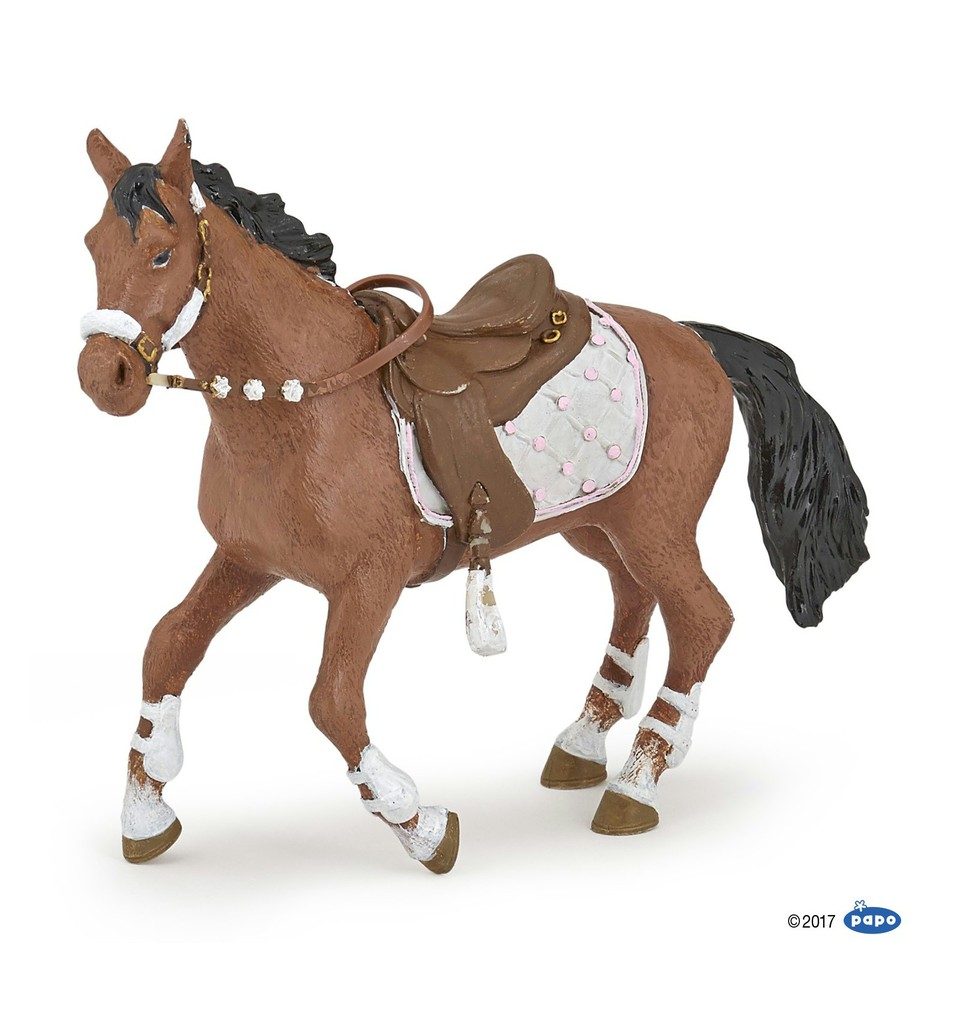 Cheval de la cavalière fashion hiver PAPO