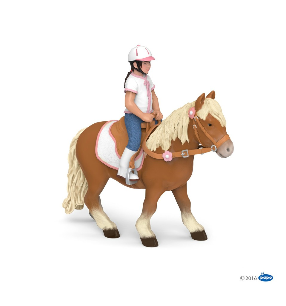 [905051559] PAPO Poney shetland avec selle