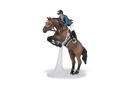 Cheval de saut d'obstacle et son cavalier PAPO