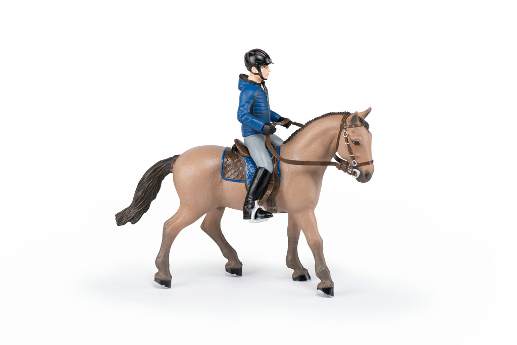 Cheval de promenade et son cavalier PAPO