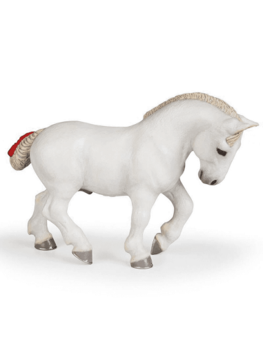 Percheron blanc PAPO