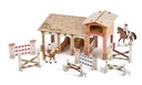 Le poney club PAPO, avec 4 figurines