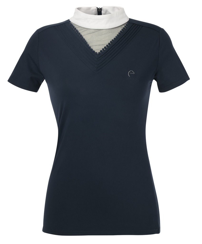 [962061011] Polo EQUITHÈME "Valence" (Blanc, 34/XS)