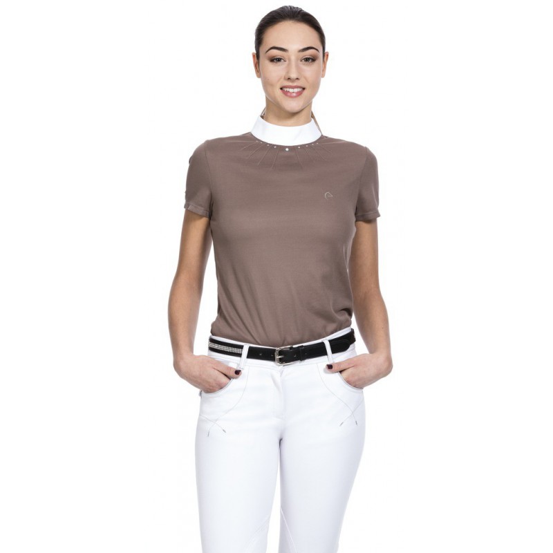 [962081010] Polo EQUITHÈME "Efel" (Blanc, 32/XXS)