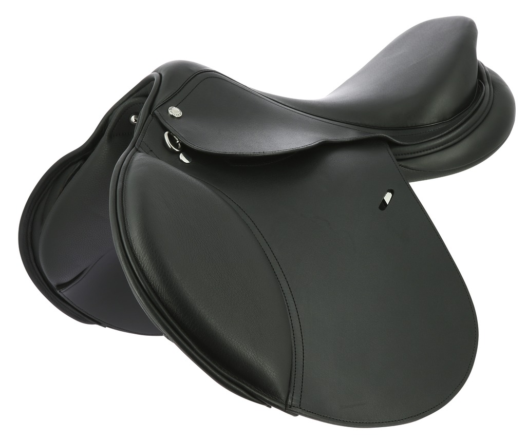 [131002470] Selle d'obstacles ERIC THOMAS HYBRID "New" (Havane, 17 pouces)