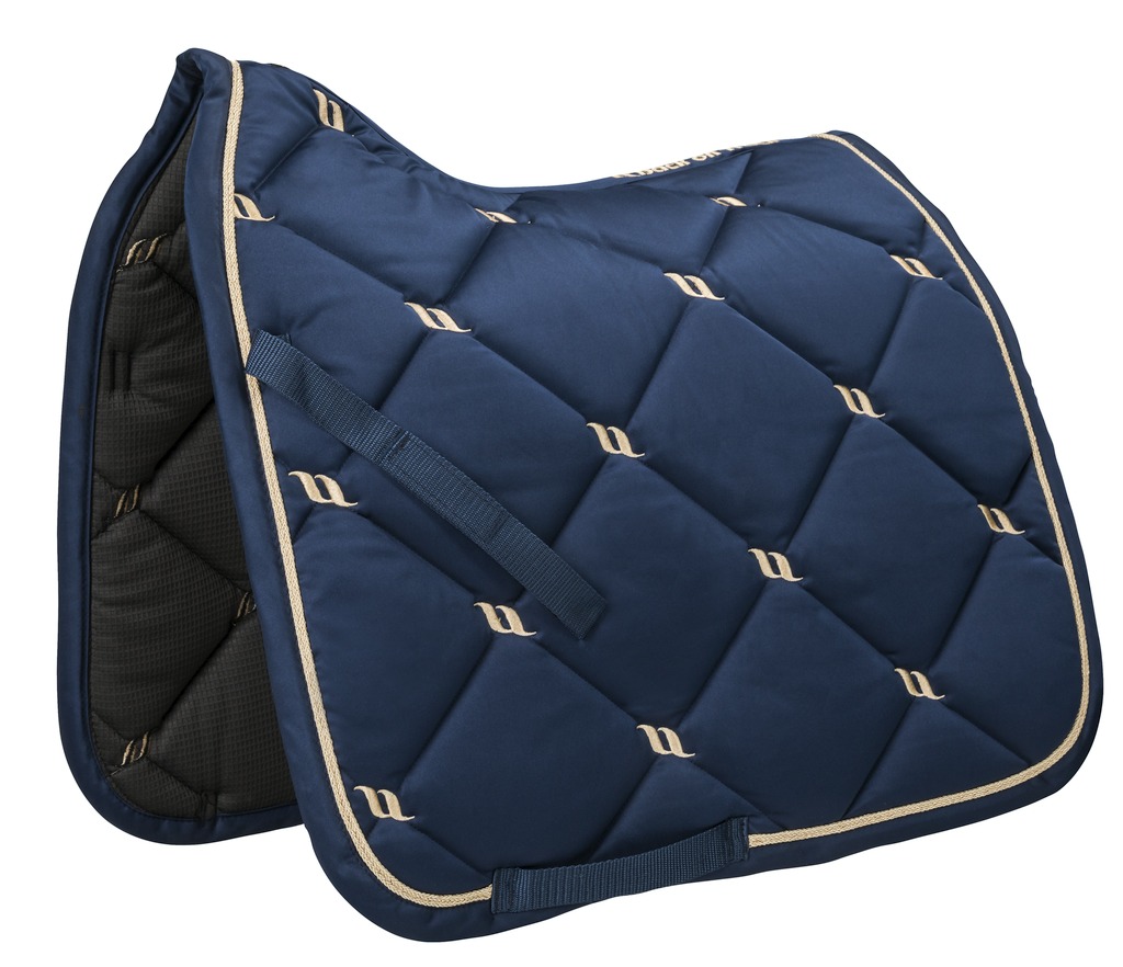 [B23425003D] Tapis de selle de dressage BACK ON TRACK® "Night Collection" (Bleu)