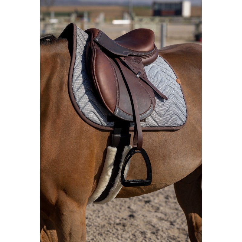 [204760005] Tapis de selle EQUITHÈME - Tweedytan (Beige)
