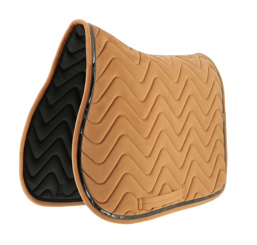 [204765005] Tapis de selle EQUITHÈME "Glossy" (Beige, Dressage)