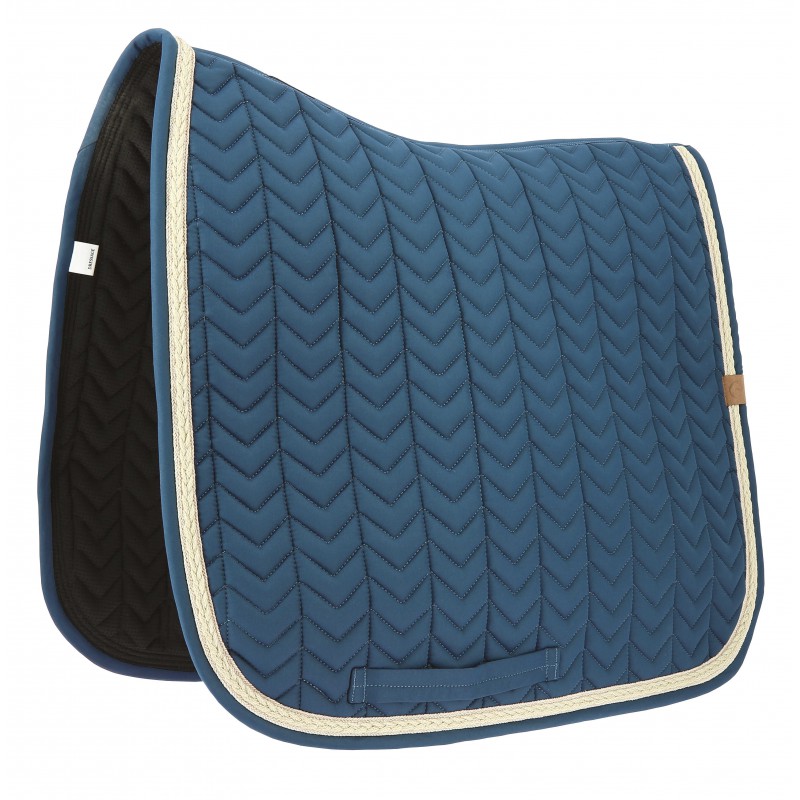 [204766035] Tapis de selle EQUITHÈME -Softy- (Framboise, Cheval, Dressage)