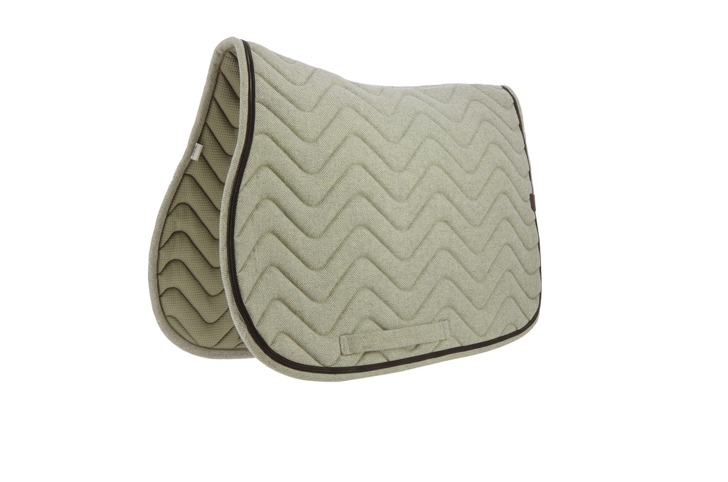 [204772011] Tapis de selle EQUITHÈME "Chevron" (Gris)