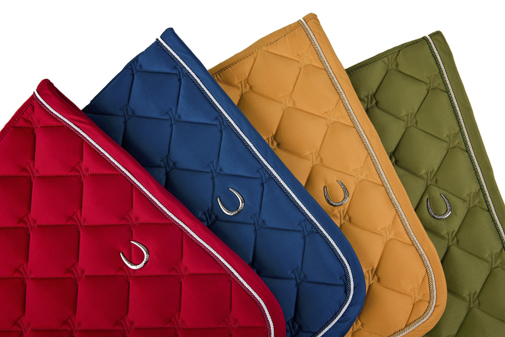 [220009006] Tapis de selle LAMI-CELL "LC" (Bleu attol, Dressage)