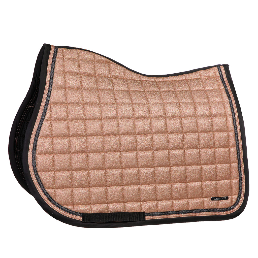 [220015005] Tapis de selle LAMI-CELL "Sparkling" (Champagne, Dressage)