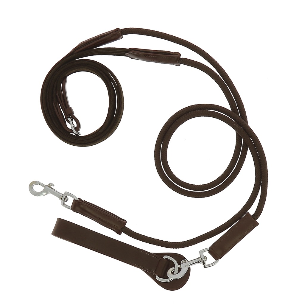 [305056318] Rênes allemande NORTON PRO - Sangle/corde (Havane, Cheval)