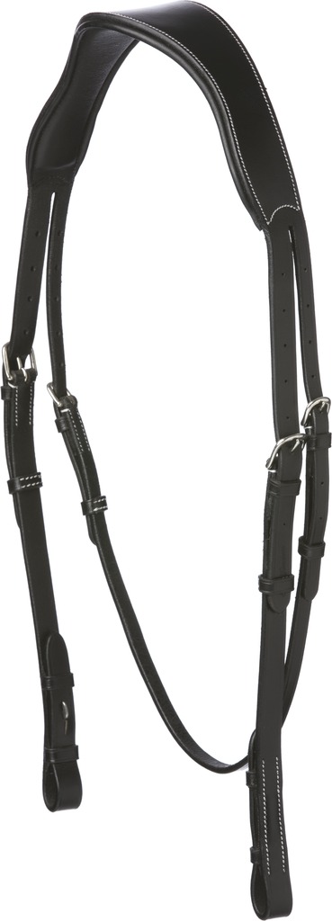 [307017318] Têtière anatomique large ERIC THOMAS PRO (Havane, Cheval)