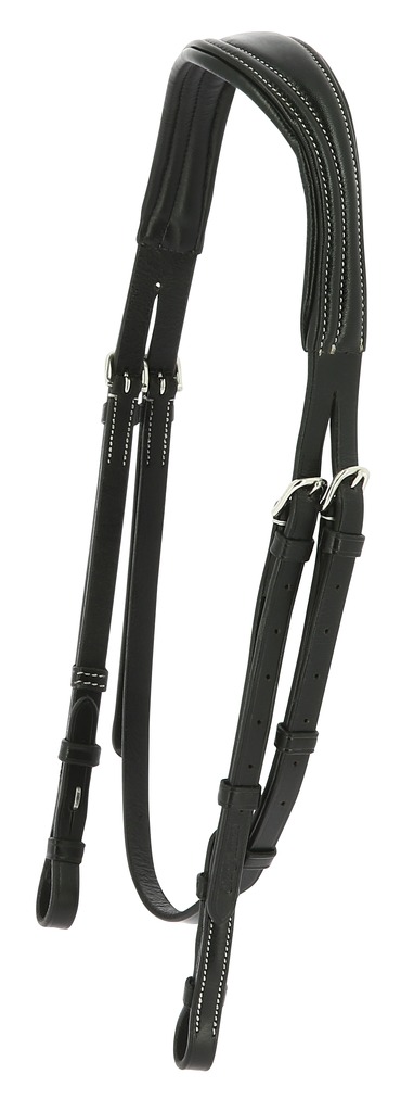 [307022318] Têtière ERIC THOMAS PRO "Soft" (Havane, Cheval)