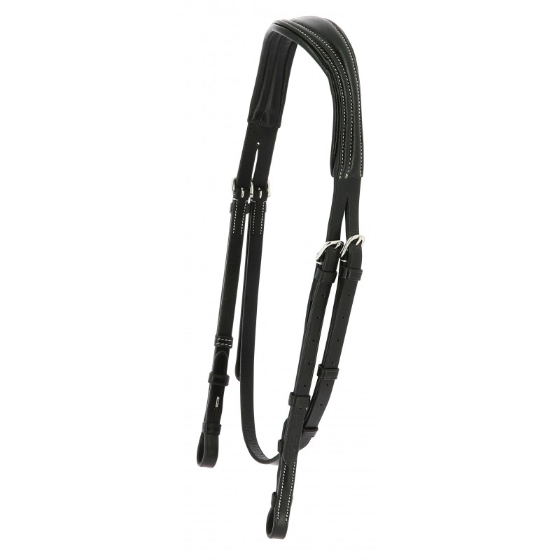 [307022318] Têtière ERIC THOMAS PRO - Soft (Havane, Cheval)