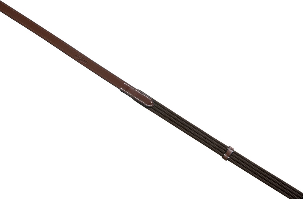 [307120318] Rênes sangles ERIC THOMAS PRO (Havane, Cheval)