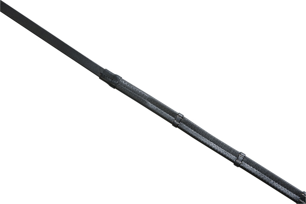 [307152318] Rênes caoutchouc PP ERIC THOMAS PRO (Havane)