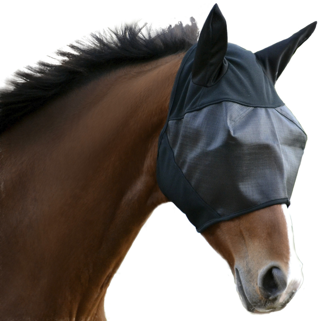 [383302006] Insect mask - UltraShield Flymask, with ears (Cheval)