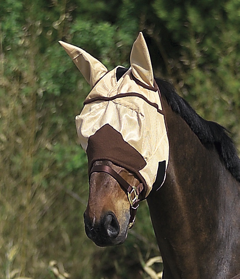 [400112503] Masque anti-mouches EQUITHÈME "Fly protector" (Cheval)