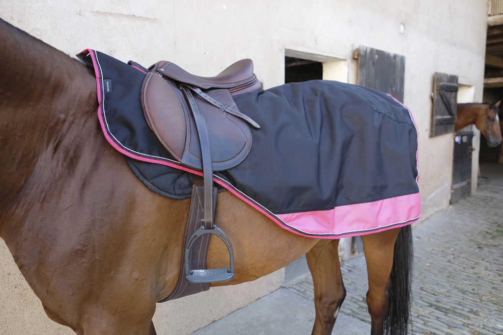 Couvre-reins EQUITHÈME "TYREX 1200 D", doublé polaire