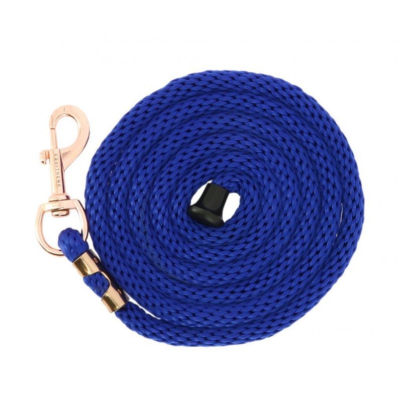 Longe d'attache EQUITHÈME "Soft rose gold"