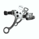 Hackamore METALAB acier chromé