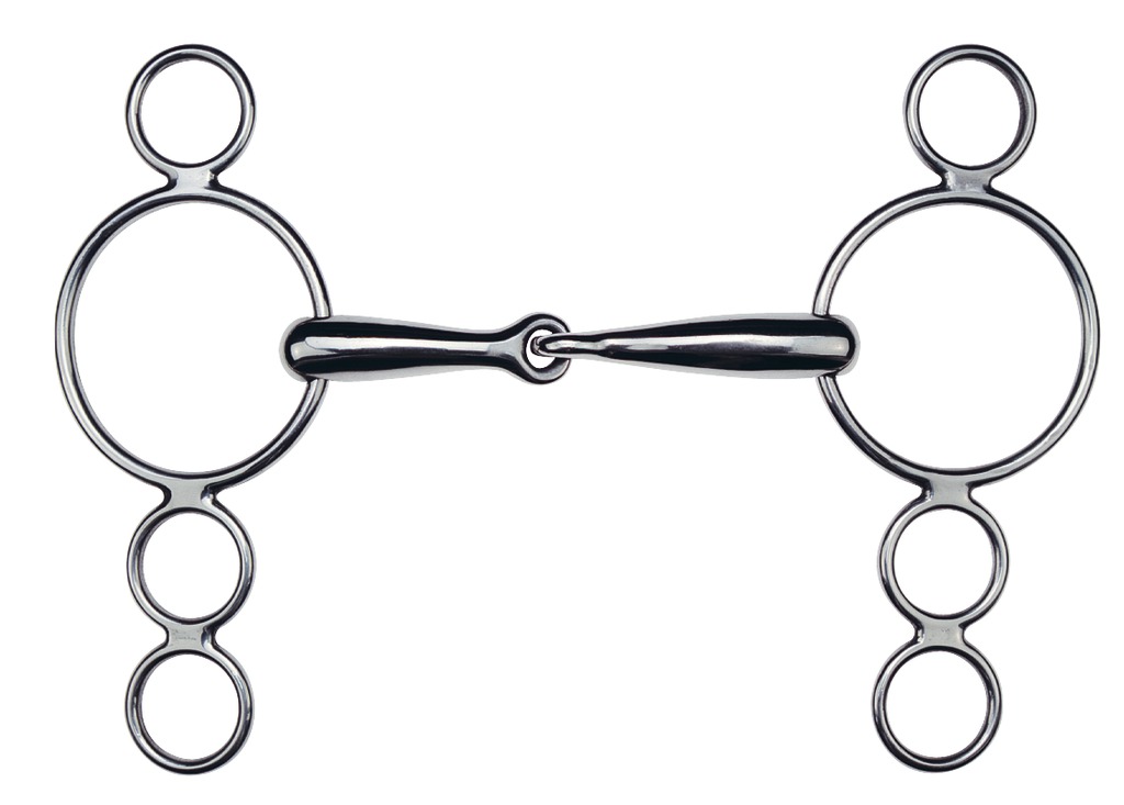 [600310105] Mors réglable FEELING 4 anneaux plein (105mm)