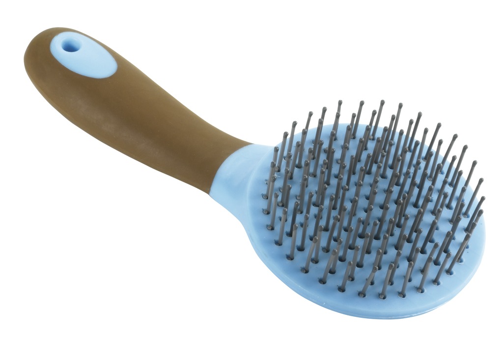 [700056124] Brosse à crinière HIPPOTONIC (Ciel/Chocolat)
