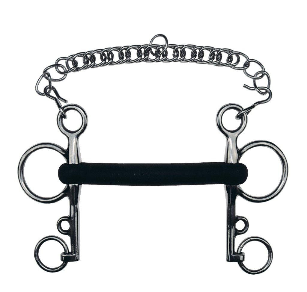 [604630115] Pelham FEELING caoutchouc droit (115mm, Branches courtes)