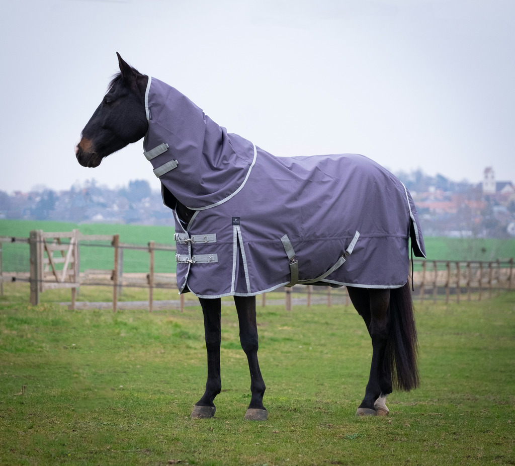 Couvre-cou EQUITHÈME "TYREX 1200D", 150g, recyclé (Cheval)