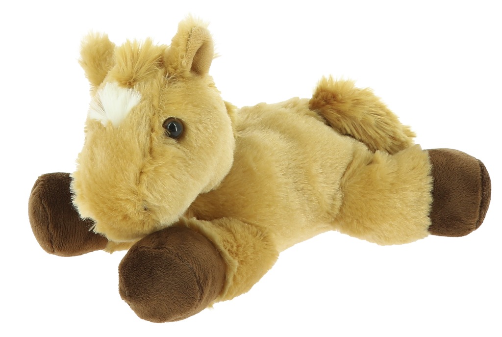 [901402010] Peluche cheval EQUI-KIDS, moyen modèle (Brun clair)