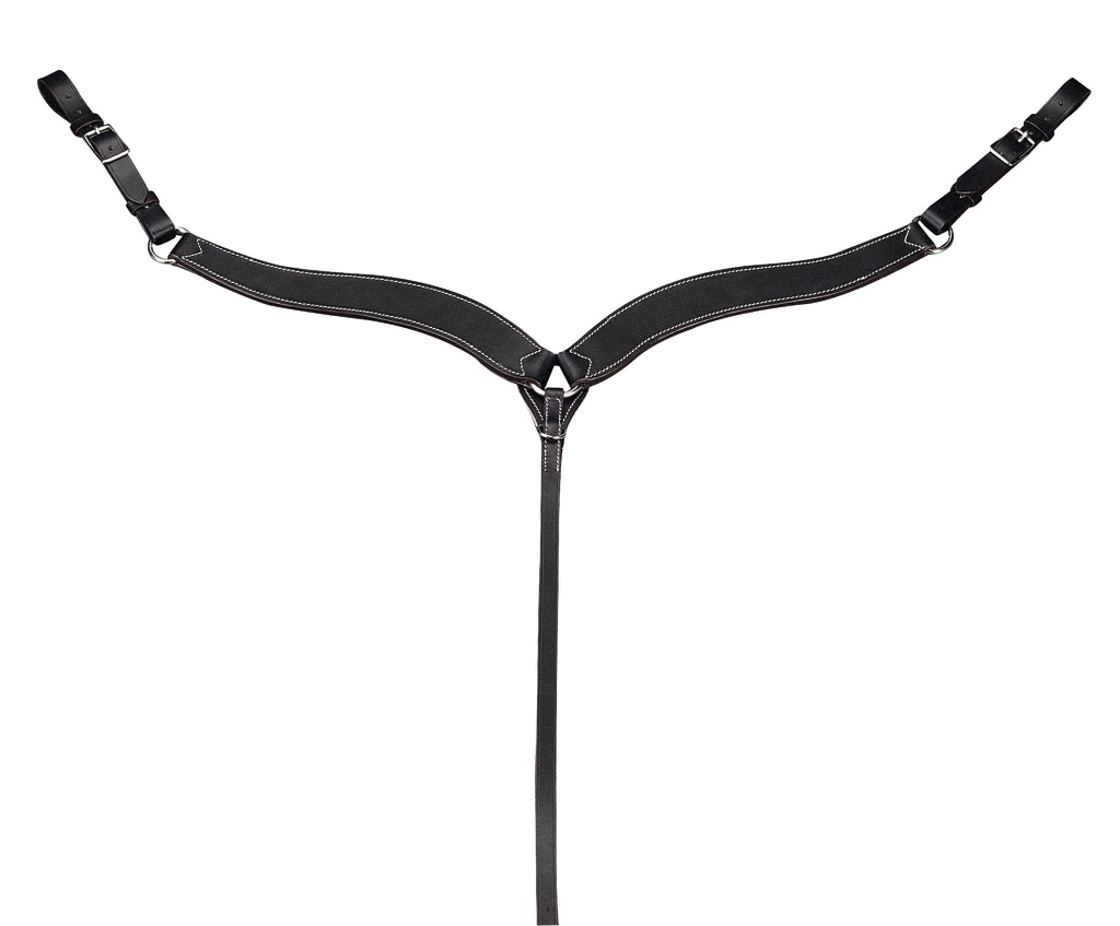 [802214018] Collier de chasse western RANDOL'S surpiqué (Havane)