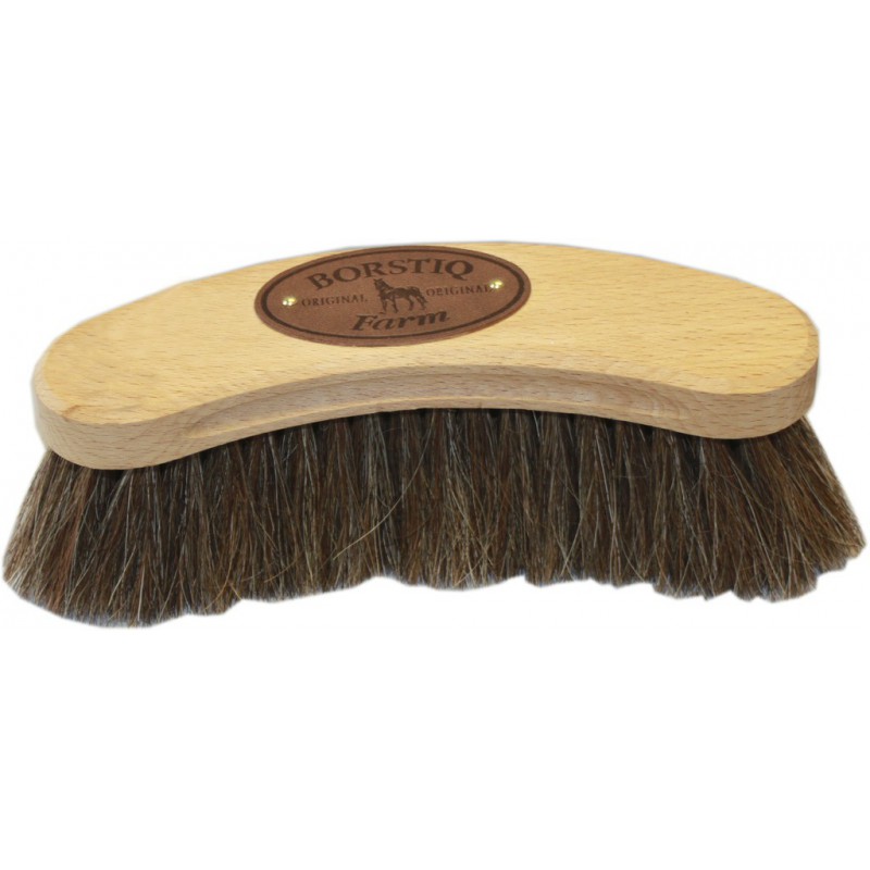 [311006004] Brosse douce banane BORSTIQ "Horsehair" (Petit modèle)