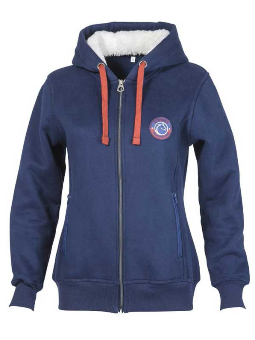 Sweat à capuche zippé CYRUS "Clara"