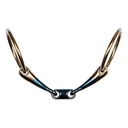 Mors à anneaux libres double brisure, embouchure Sweet Iron 20mm