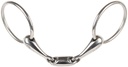 Mors à anneaux libres double brisure, embouchure maillon ovale 20mm