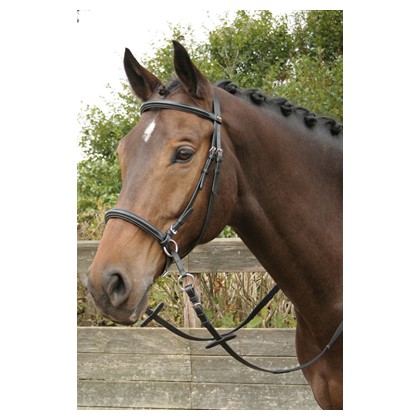 [28000025full] Bridon "Bitless" noir (Cheval)