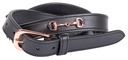 Ceinture Cuir Or Rose Bit