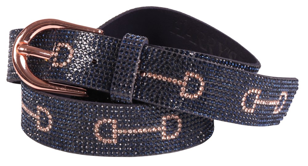 [26002432780cm] Ceinture Denici Cavalli Indigo (80cm)
